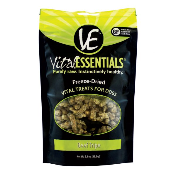 Vital Essentials® | Beef Tripe Freeze-Dried Dog Treats - 2.3 oz