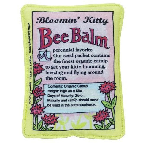 Fuzzu™ | Bee Balm Seed Packet Cat Toy