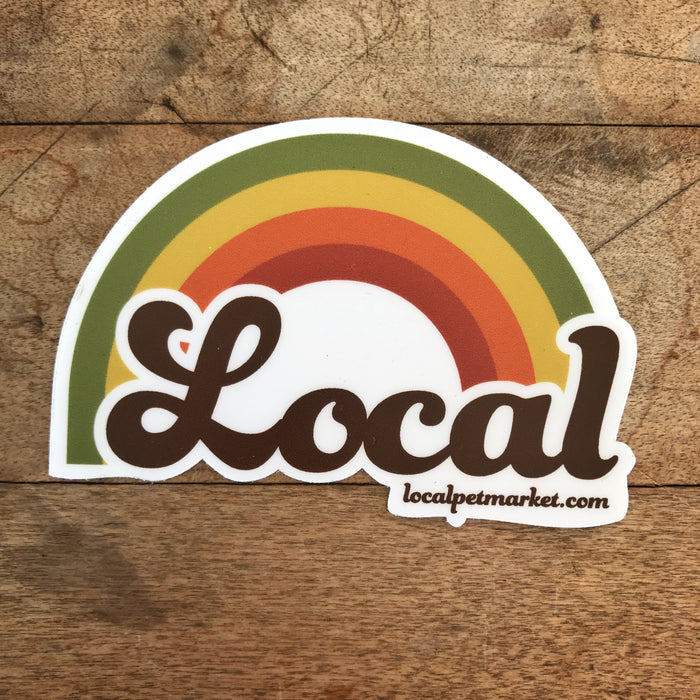 Local Pet Market | Local Rainbow Sticker