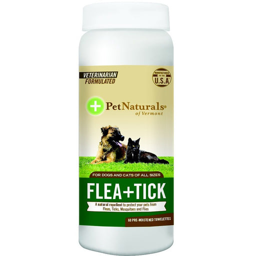 Pet Naturals® | Flea & Tick Wipes - 60 count