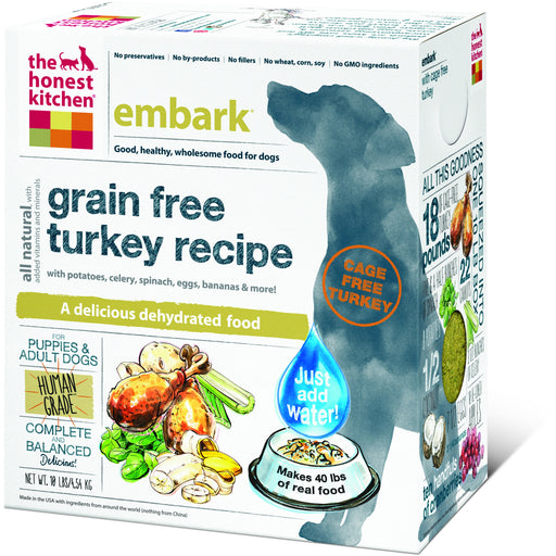 The Honest Kitchen | Embark® Grain-Free Turkey Dehydrated Dog Food