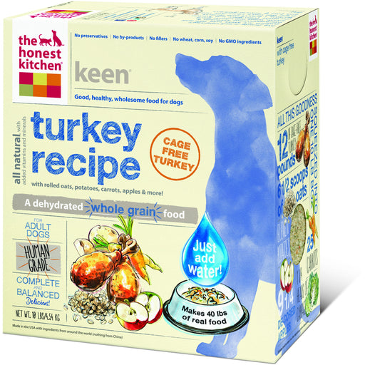 The Honest Kitchen | Keen® Whole Grain Turkey Dehydrated Dog Food