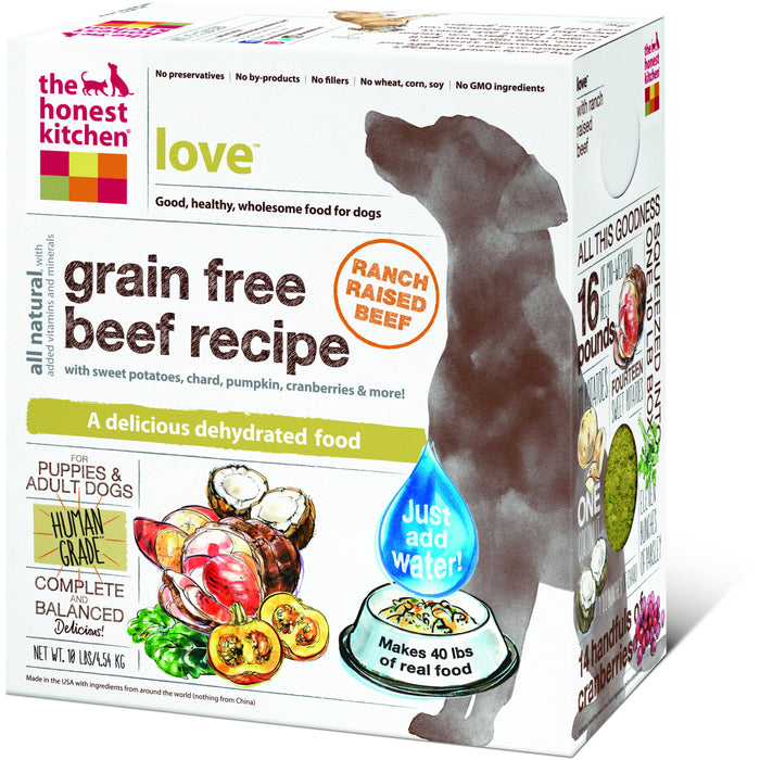 The Honest Kitchen | Love™ Grain-Free Beef Dehydrated Dog Food