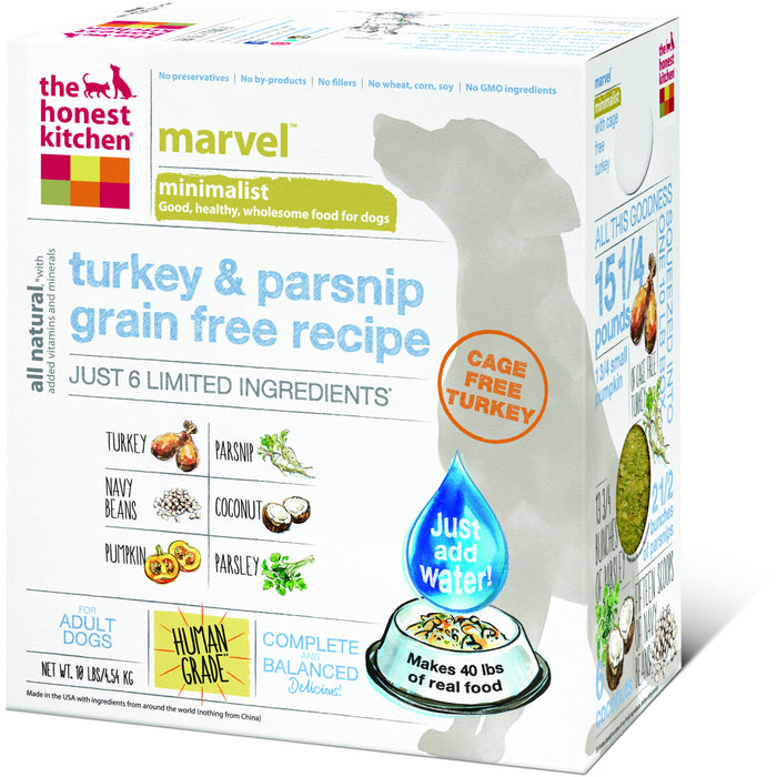 The Honest Kitchen | Marvel™ Grain-Free Turkey & Parsnip Dehydrated Dog Food