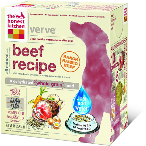 The Honest Kitchen | Verve® Whole Grain Beef Dehydrated Dog Food