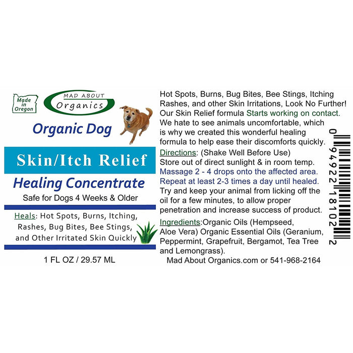 Mad About Organics | Skin / Itch Relief Healing Treatment for Dogs